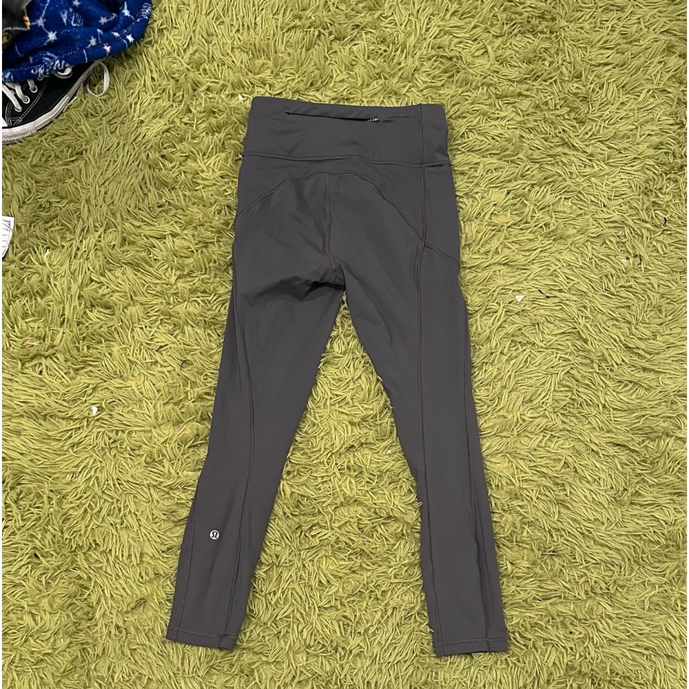 lululemon time to sweat 23” leggings graphite gray